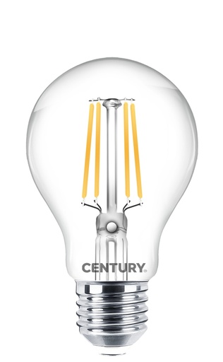 [CT60FL082740CH] LAMPADA LED-FILO CONTAKT GOCCIA ALTA EFFICIENZA 8W 1055LM IP20 E27 CHIARA 4000K