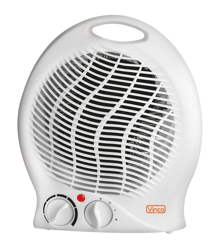 [V70304] TERMOVENTILATORE VINCO CON TERMOSTATO E 2 SET DI POTENZA 1000W - 2000W 