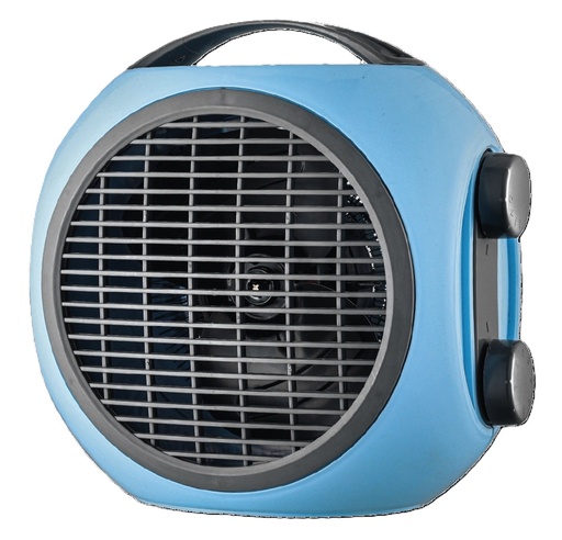[V70340] TERMOVENTILATORE  VINCO 2000W AZZURRO