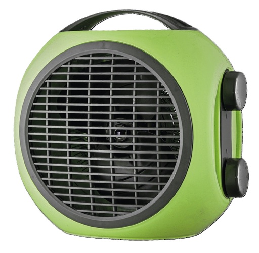 [V70341] TERMOVENTILATORE  VINCO 2000W VERDE
