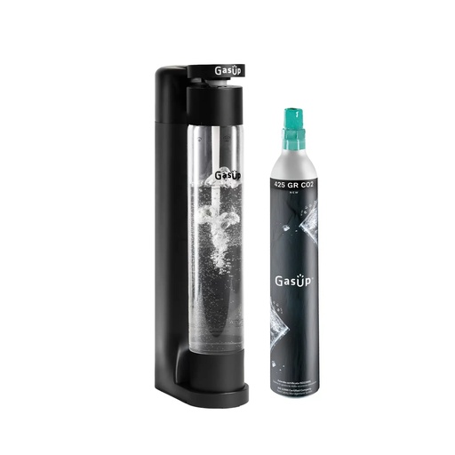 [G04105021] GASATORE GASUP A VITE PIKA NERO CON BOMBOLA