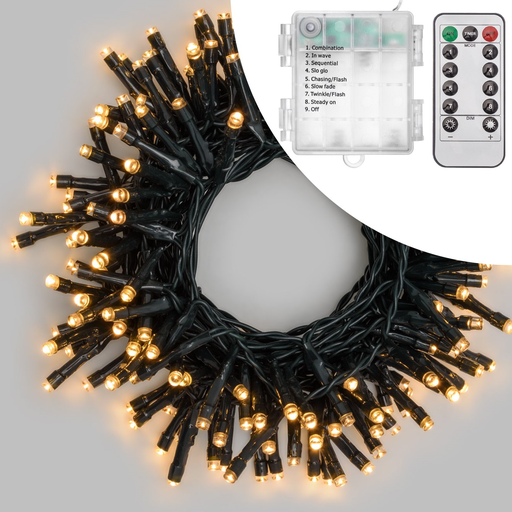 [L41066] CATENA TL-IR 180 LED TELECOMANDO 15F 0,5+7,2M