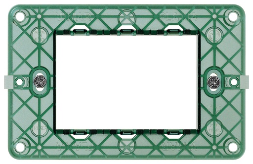 [VIW14613] SUPPORTO VIMAR PER SCATOLA RETTANGOLARE CON VITI SERIE PLANA 3 POSTI