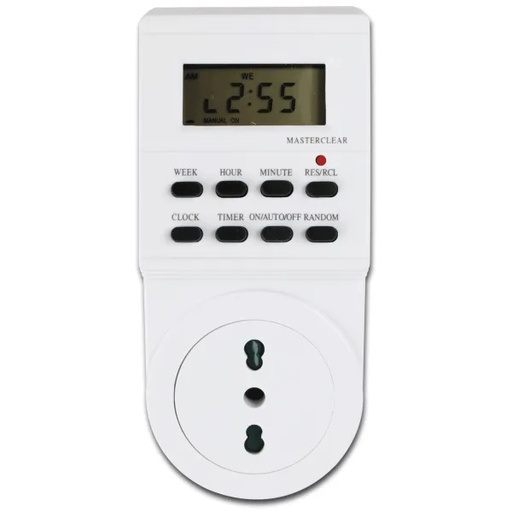 [VSH83257] PROGRAMMATORE TIMER DIGITALE SETTIMANALE BN