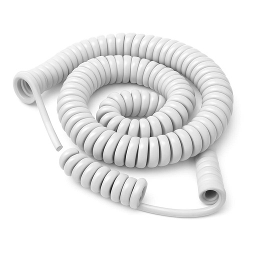 [F2014BSP] PROLUNGA ELETTRICA IN PVC SPIRALATO BN 3X0.75MM 10M NO SPINA FAI