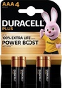 PILE DURACELL ALKALINE POWERBOOST MINISTILO AAA BL. 4