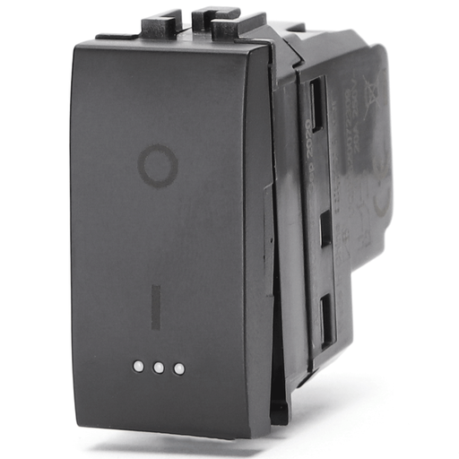 [AI209100] FRUTTO CONTAKT  INETERRUTTORE BIPOLARE  DA INCASSO 10/16A 250V TIPO BITICINO LIVINGLIGHT - INTERNATIONAL 