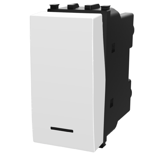 [AI189723] FRUTTO CONTAKT  INVERTITORE SINGOLO 250V TIPO SERIE VIMAR PLANA 