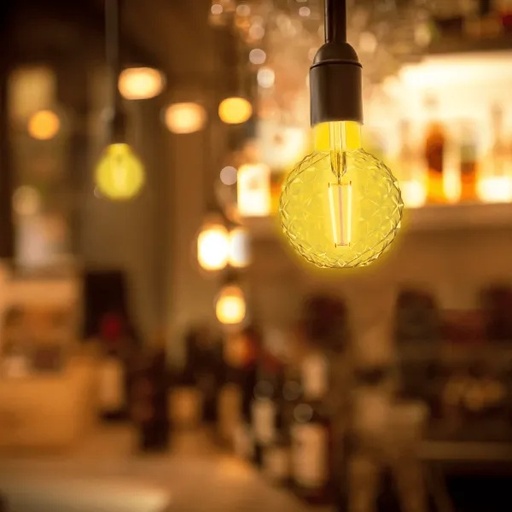 [AI287092] LAMPADINA A FILAMENTO LED (ANANAS) E27 4W