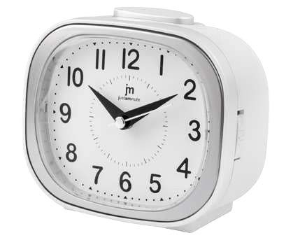 [JA7118B] SVEGLIA QUARZO MOV. SINCRO - BIANCO