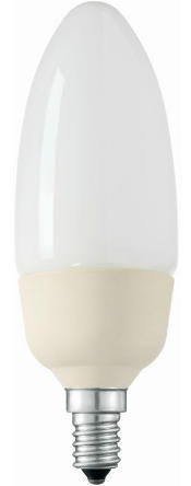 [SOFTOLI12E14] 662873/260946 SOFTONE ESAVER FLUORESCENTI COMPATTE OLIVA 12W 827 E14 CALDA 8000H