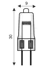 [AR2301] LAMPADA ALOGENA ALRLUX BISPINA G4 20W 12V