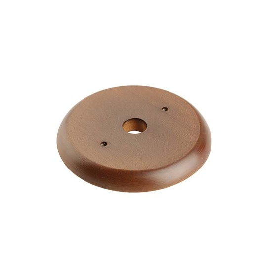 [F9003NC] BASE ROTONDA IN LEGNO NOCE   1 FORO FAI