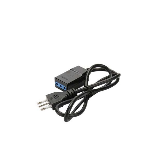 [F8072N] PROLUNGA SPINA +PRESA 3X1 MT.10 NERO FAI