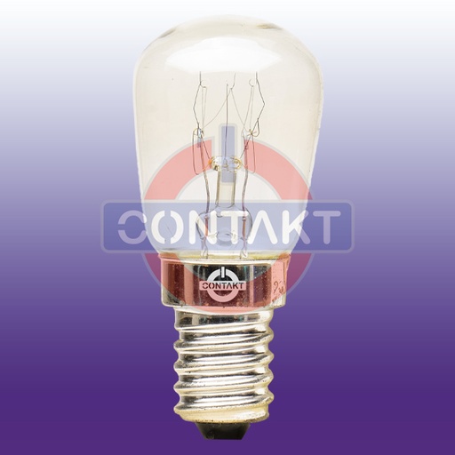 [CT7] LAMPADA INCANDESCENZA CONTAKT 26X57MM 230V 7W E14 30LM 2500K 2000H