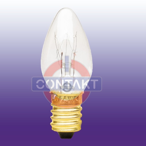 [CT75E14] LAMPADA INCANDESCENZA CONTAKT 22.5X54 MM 230V 7.5W E14 30LM 2500K 2000H