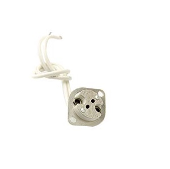 [F0183D] PORTALAMPADA PER ALOGENE GZ4-G5.3-GX5.3-GX6.35-GZ6.35 FORI Ø 3.2 MM FAI 