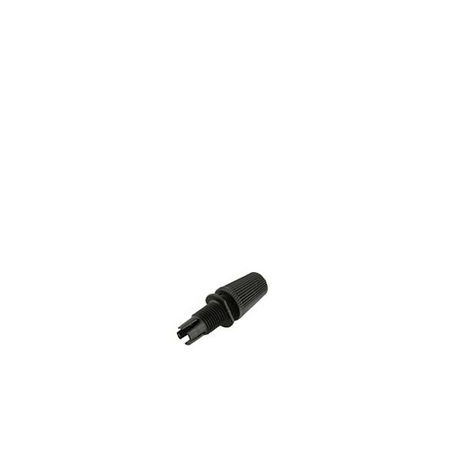 [F0232N] SERRACAVO IN PLASTICA NERO CON FILETTO FAI 