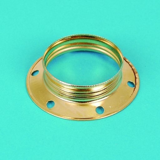 [F1032] GHIERA FAI FILETTATO OTTONE E27 IN METALLO