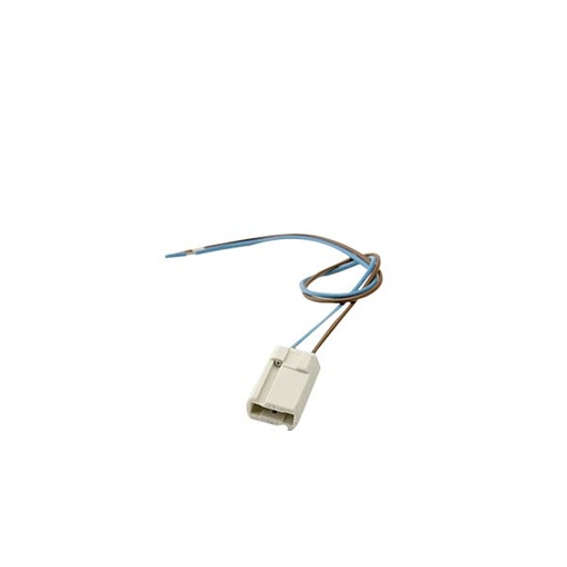 [F1160] PORTALAMPADE PER ALOGENE ATTACCO G9 CON CAVI 25CM FAI