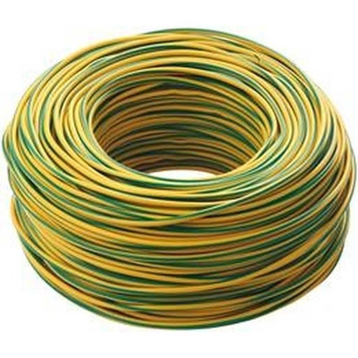 [CVFS171X4GVM1] CAVO ELETTRICO UNIPOLARE FS17450V 1X4 MMQ GIALLO VERDE100 MT. IMQ