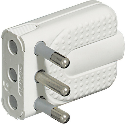 [BTIS2466TAE] KIT - SPINA CORNER SALVASP. 2P+T 16A BIANCO BTICINO