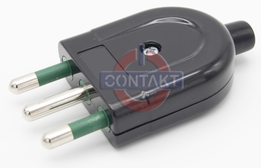 [CT1003N] SPINA CIVILE CONTAKT 2P+T 16A S11 250V NERO