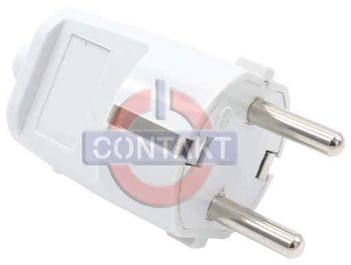 [CT1008B] SPINA CIVILE CONTAKT  2P+T 16A S31 250V STANDARD TEDESCO BIANCO
