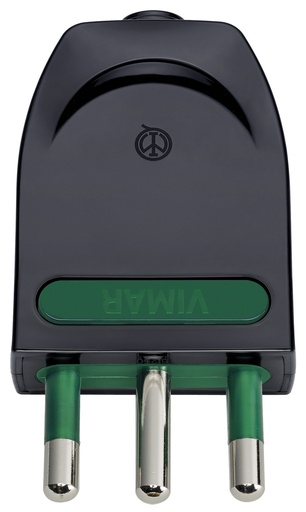 [VIW00204] SPINA CIVILE VIMAR 2P+T16A ORIENTABILE S17-SPB17 NERO