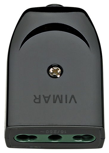 [VIW00223] BIPRESA CIVILE VIMAR 2P+T16A 250V TIPO P17/11 NERO