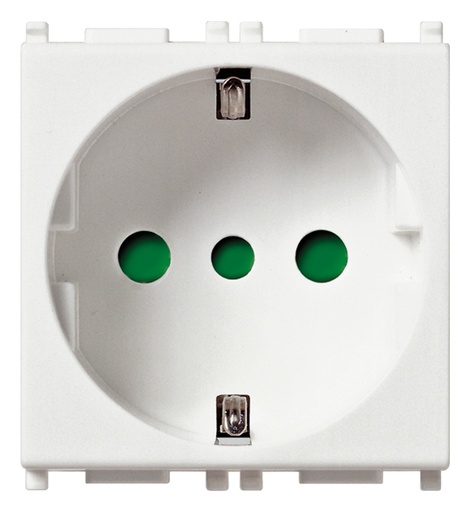 [VIW14209] FRUTTO VIMAR PRESA 2P+T 16A + SCHUKO SERIE PLANA BIANCO