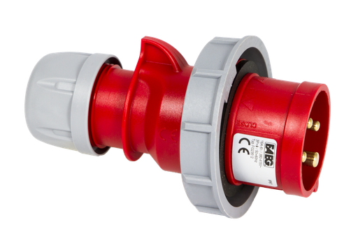 [FG23512] SPINA INDUSTRIALE FAEG VOLANTE 3P+T 16A 400V IP67 ROSSO