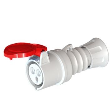 [GEWGW62019H] PRESA INDUSTRIALE GEWISS VOLANTE 3P+T 32A 380V IP44-IP54 ROSSA
