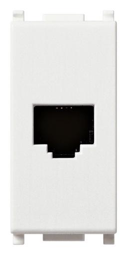 [VIW14320] FRUTTO VIMAR PRESA PER TELEFONO RJ11 6/4 SERIE PLANA BIANCO