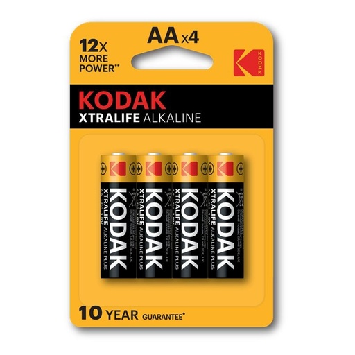 [K1500] PILE KODAK ALKALINE EXTRALIFE STILO AA BL. 4 K1500
