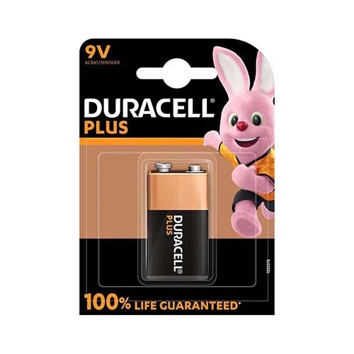 [MN1604P] PILE DURACELL ALKALINE 9V BL. 1