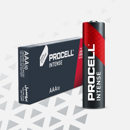 [PR2400I] PILE DURACELL PROCELL ALKALINE MINISTILO AAA 1.5 V CONF. PZ. 10( PREZZO A PILA)