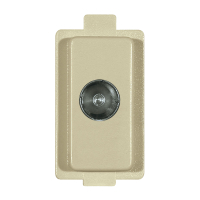 [FG12048] FRUTTO FAEG PRESA TV TERMINATA CON CORNICE Ø 9.5