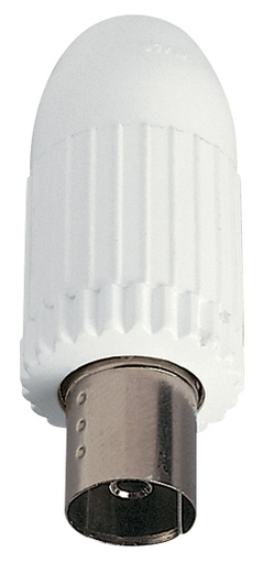 [VIW01645] PRESA ANTENNA COASSIALE VIMAR TV-SAT BIANCO