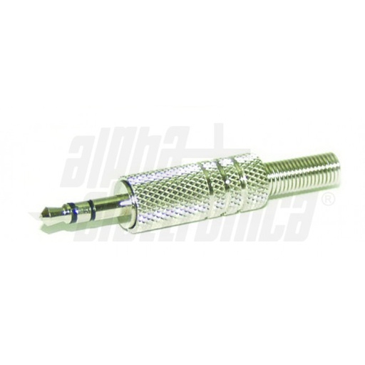 [AL1126] SPINA JACK Ø3,5MM STEREO CON GUIDACAVO A MOLLA ALPHA
