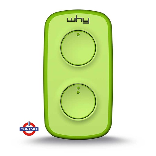 [CT4791037] RADIOCOMANDI CONTAKT WHY LITE MINI FREQUENZA FISSA 433.92MHZ 2 CANALI LIME