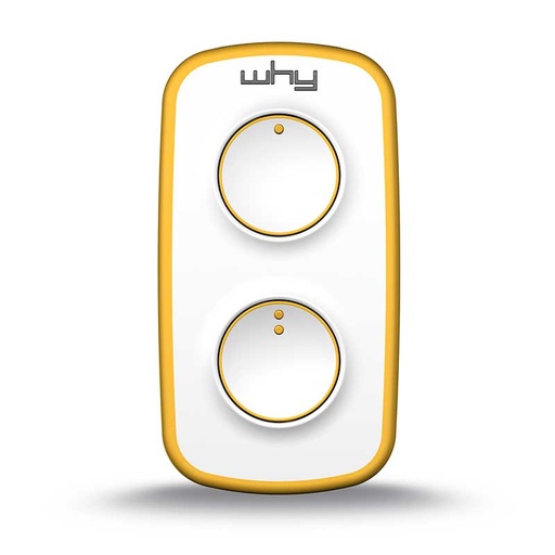 [CT4791041] RADIOCOMANDI CONTAKT WHY LITE MINI FREQUENZA FISSA 433.92MHZ 2 CANALI YELLOW