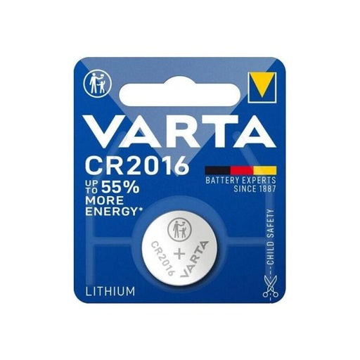 [6016] PILE VARTA SPECIALISTICHE 3V LITHIO BL. 1 6016/CR2016