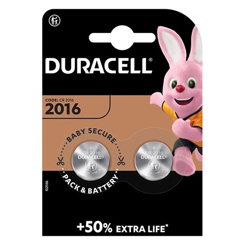 [DL2016B2] PILE DURACELL SPECIALISTICHE 3V LITHIO BL. 2 DL2016