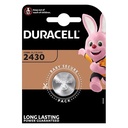 PILE DURACELL SPECIALISTICHE 3V LITHIO BL. 1 DL2430