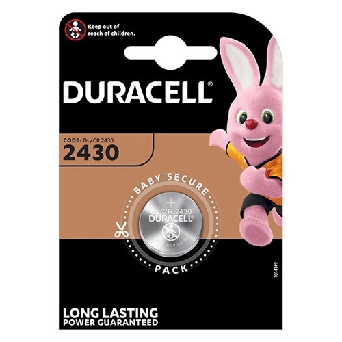 [DL2430] PILE DURACELL SPECIALISTICHE 3V LITHIO BL. 1 DL2430