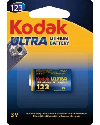 [K123L] PILE KODAK SPECIALISTICHE 3V LITHIO BL. 1 K123L/CR123