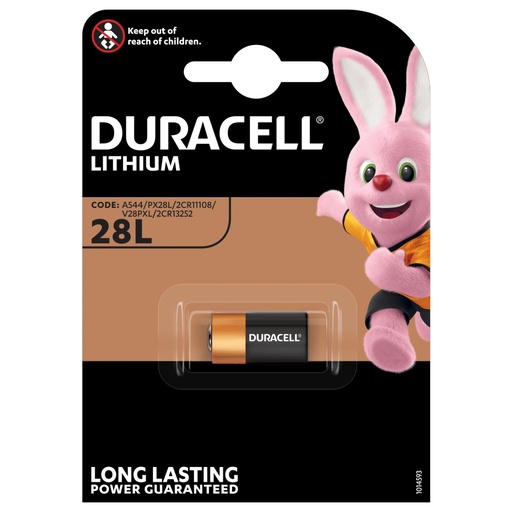 [PX28L] PILE DURACELL PER FOTOGRAFIA LITHIO 6V PX28L