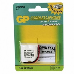 [T104] PILE GP RICARIACABILE PER CORDLESS 2,4V 300MAH NI-MH PZ. 1 T104