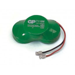 [T116] PILE GP RICARIACABILE PER CORDLESS 3,6V 280MAH NI-MH PZ. 1 T116